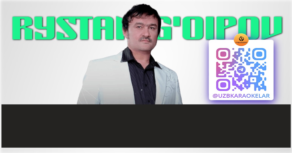 Jazo (Karaoke , minus) - Rustam G'oipov