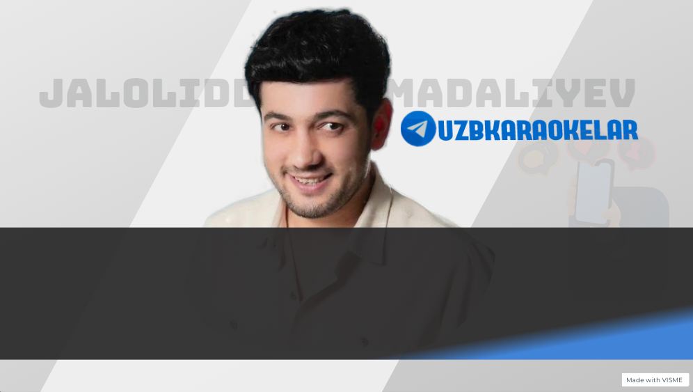 Sinfdosh qiz (Karaoke) - Jaloliddin Ahmadaliyev